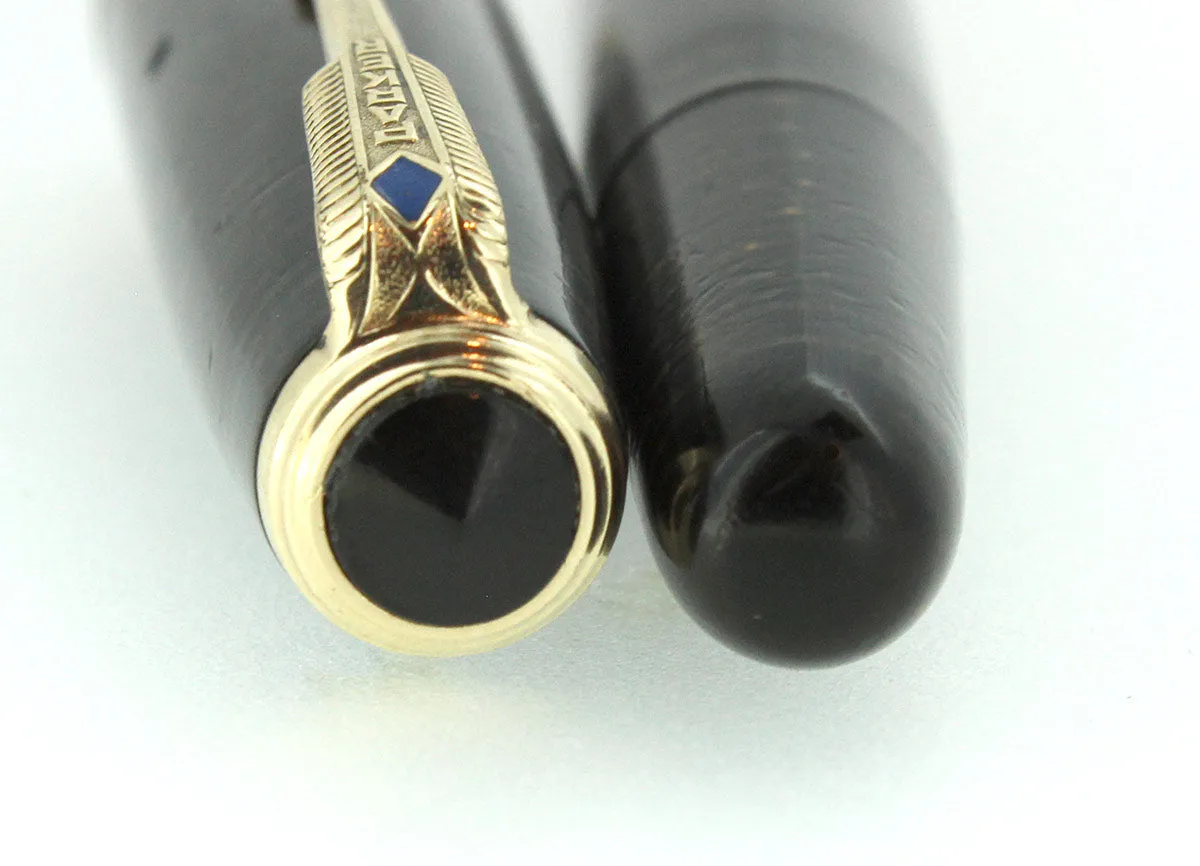 1942 PARKER GOLDEN PEARL VACUMATIC FOUNTAIN PEN LONG MAJOR RESTORED - COLLECTOR ALERT