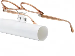 Acetate Round Trendy Flip Up Full Rim Vintage Eyeglass Frames Metal Hinges Unisex for Men Women