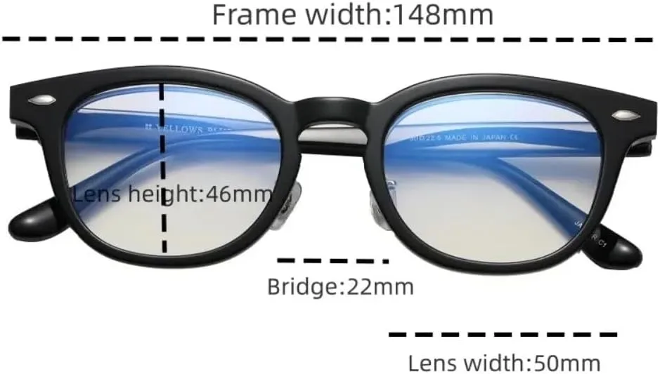 Acetate Round Trendy Flip Up Full Rim Vintage Eyeglass Frames Metal Hinges Unisex for Men Women
