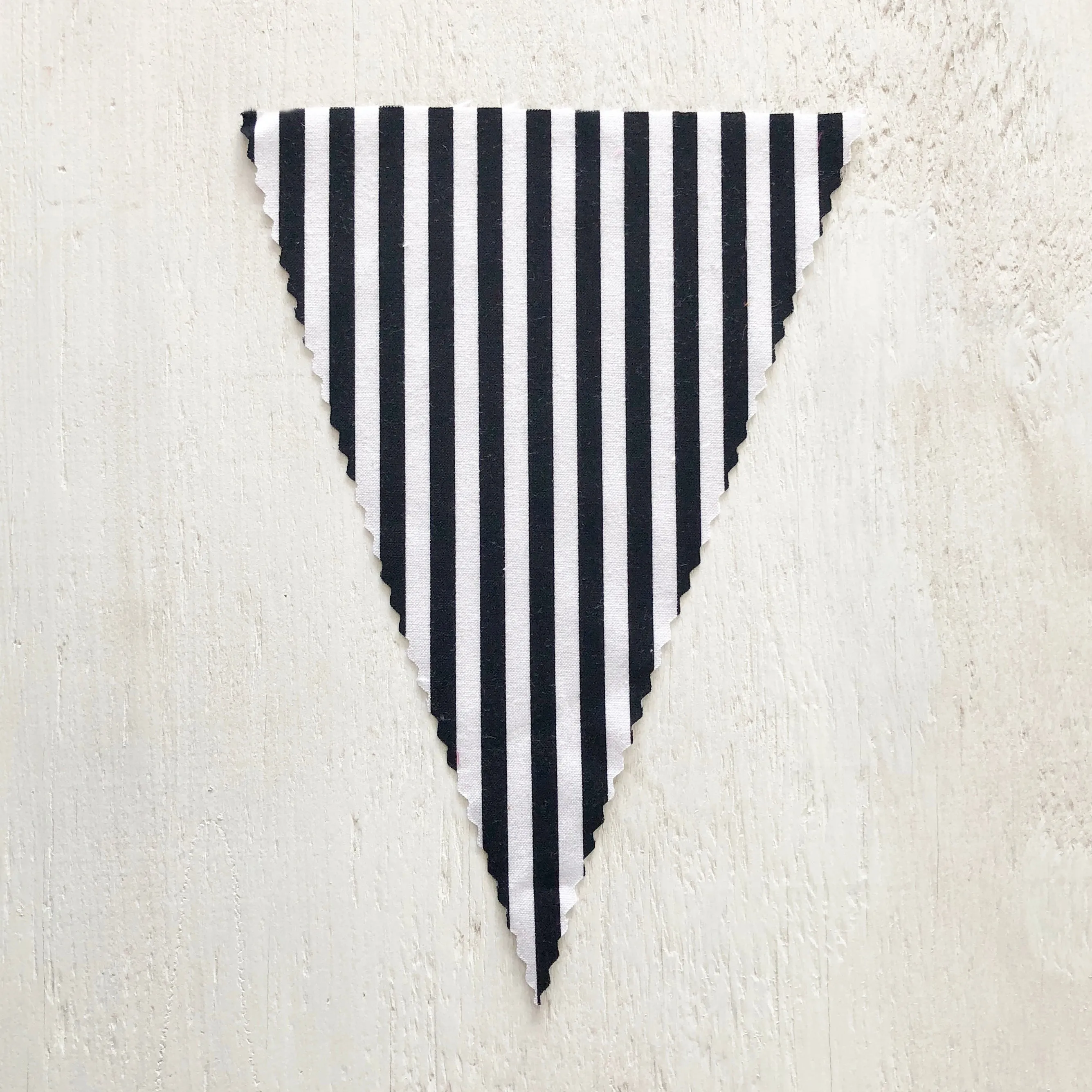 Black & White Stripe Flag