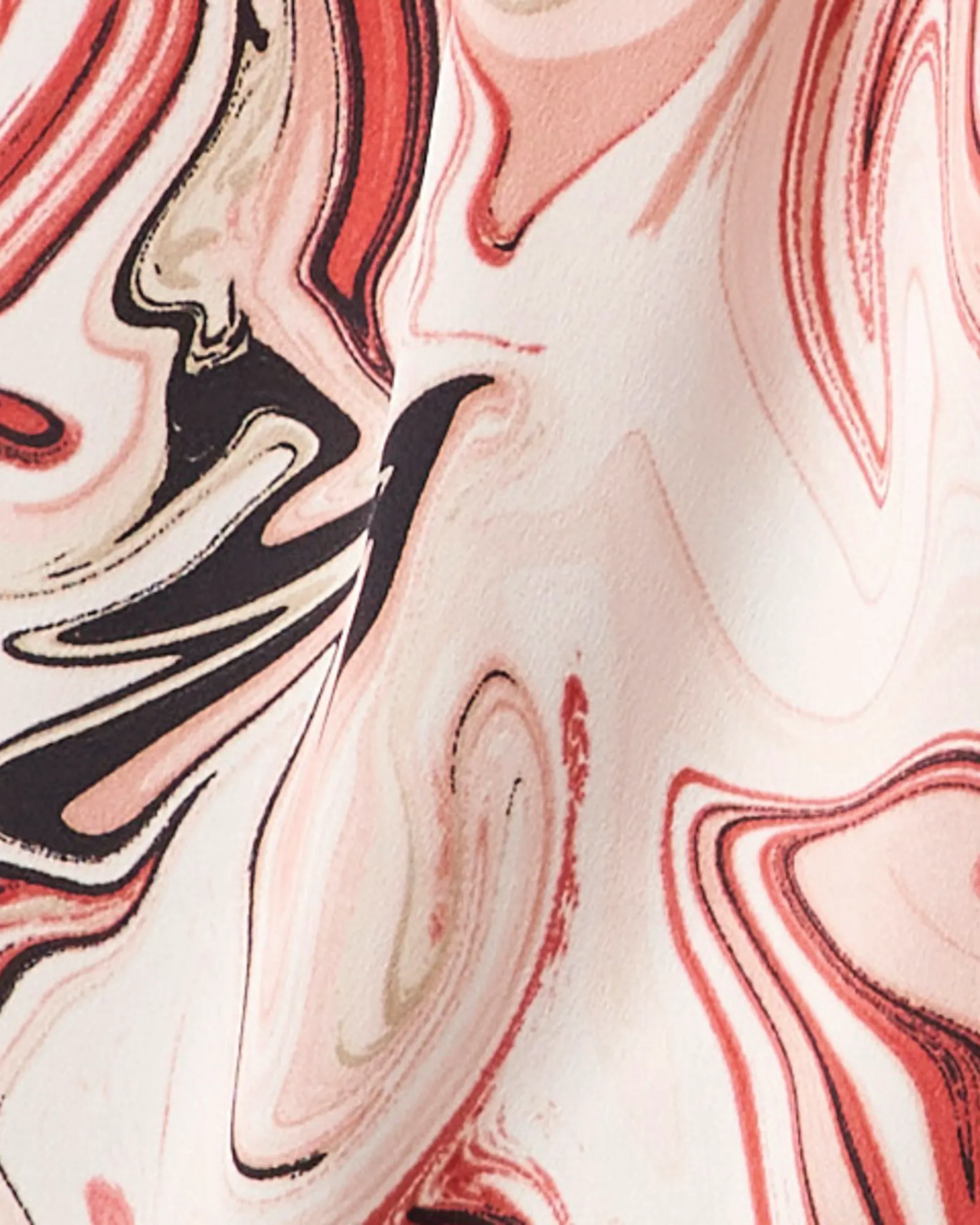 Claire Marble Swirl Blouse | RED SEPIA