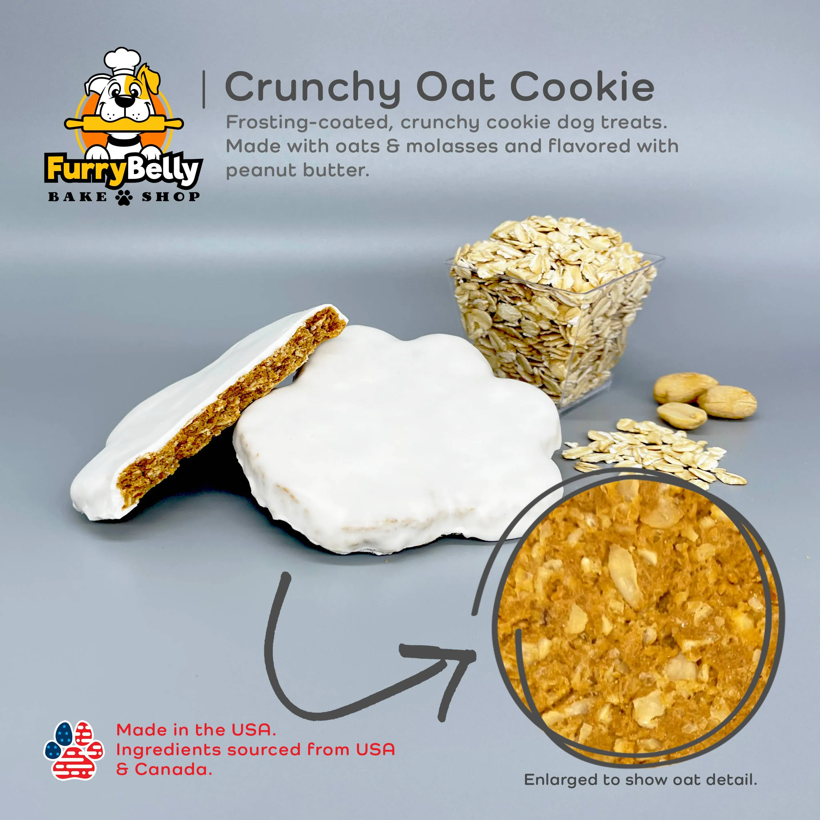 Furry Belly Bake Shop Fire Hydrant Crunchy Oat Dog Cookie