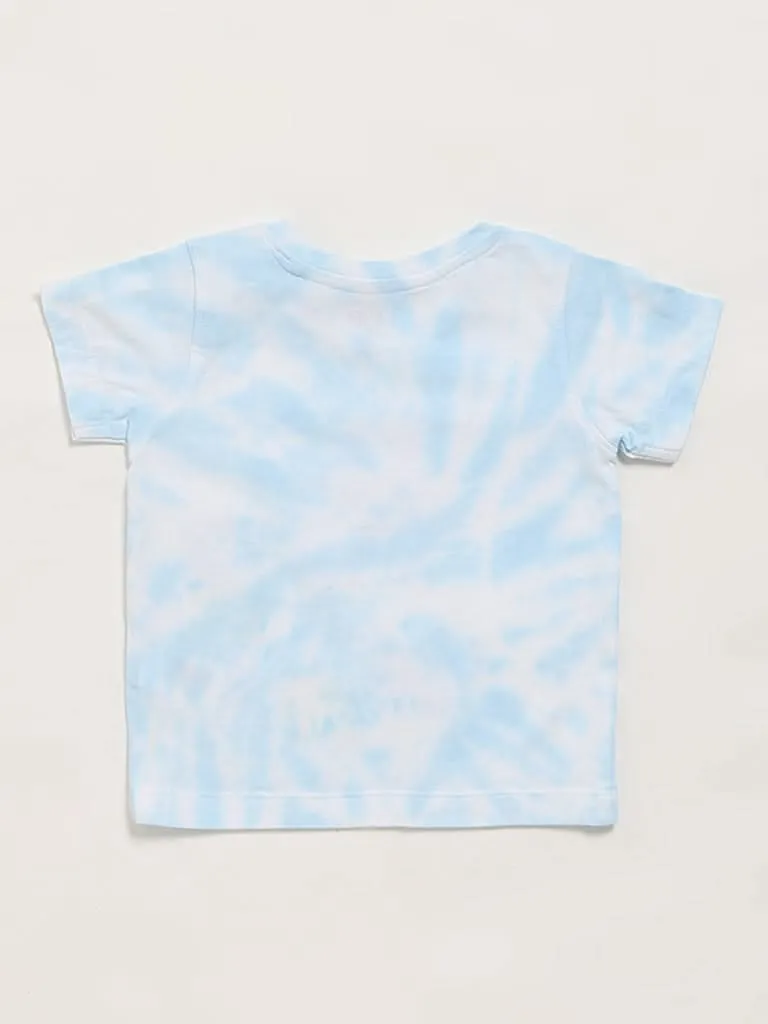 HOP Baby Blue Tie-Dye T-Shirt