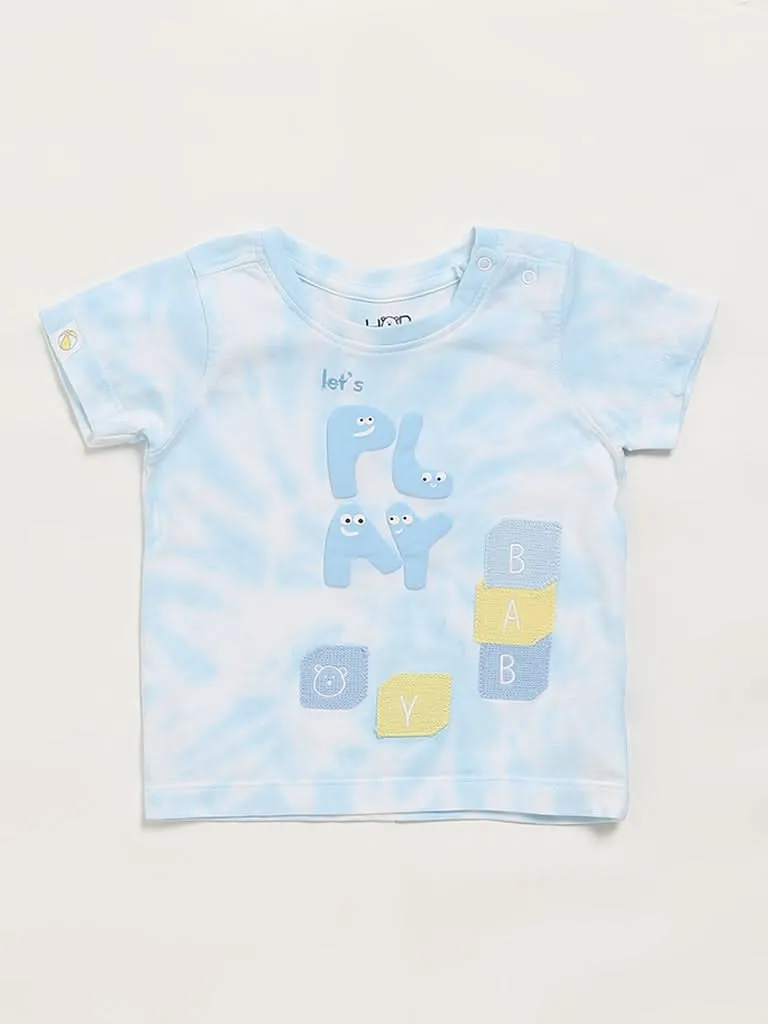 HOP Baby Blue Tie-Dye T-Shirt