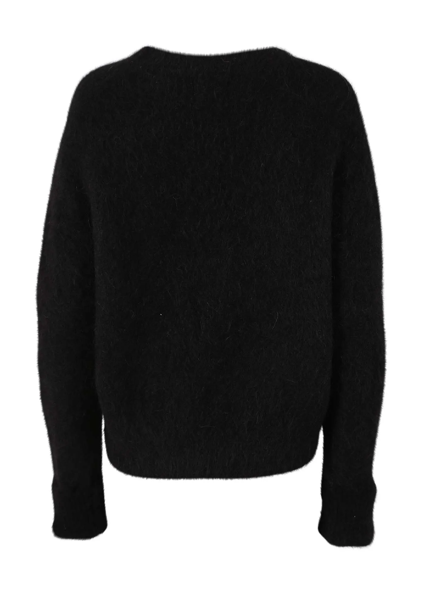 In Transit Cardigan Black in Alpaca