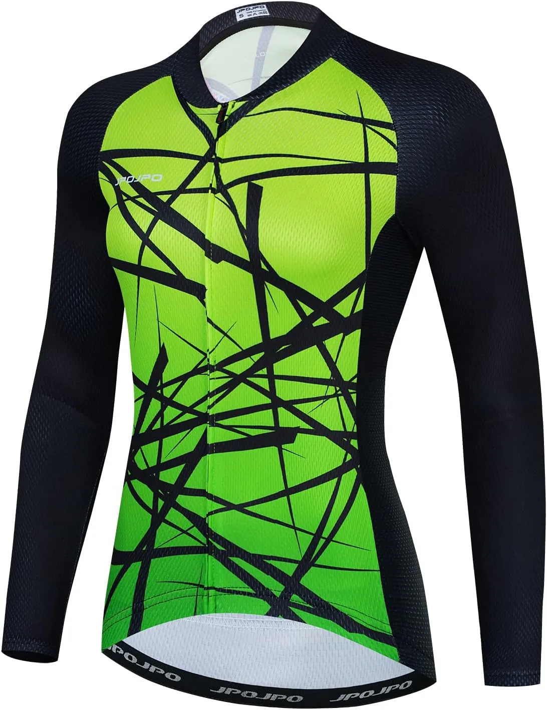 JPOJPO Women's Cycling Jersey Autumn Long Sleeve Bike Jacket Shirt Bicycle Clothing Reflective Tops