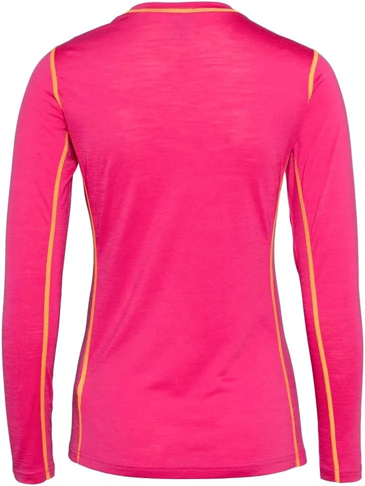 Kari Traa Mina Long Sleeve Women's Base Layer Top- Polyester Blend Fitted Long Sleeve Knit Thermal Shirt