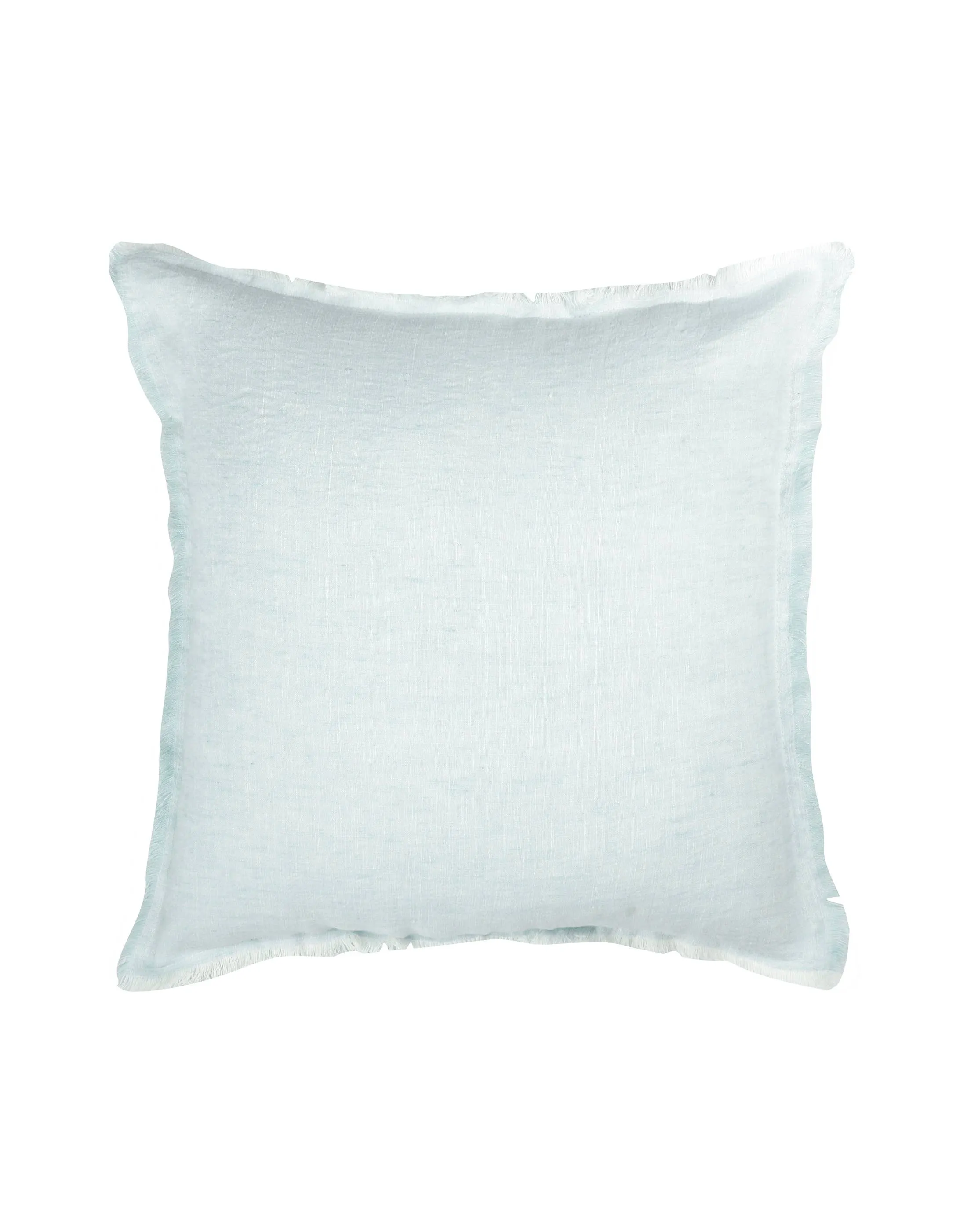Light Aqua Soft Linen Pillow - 20x20”