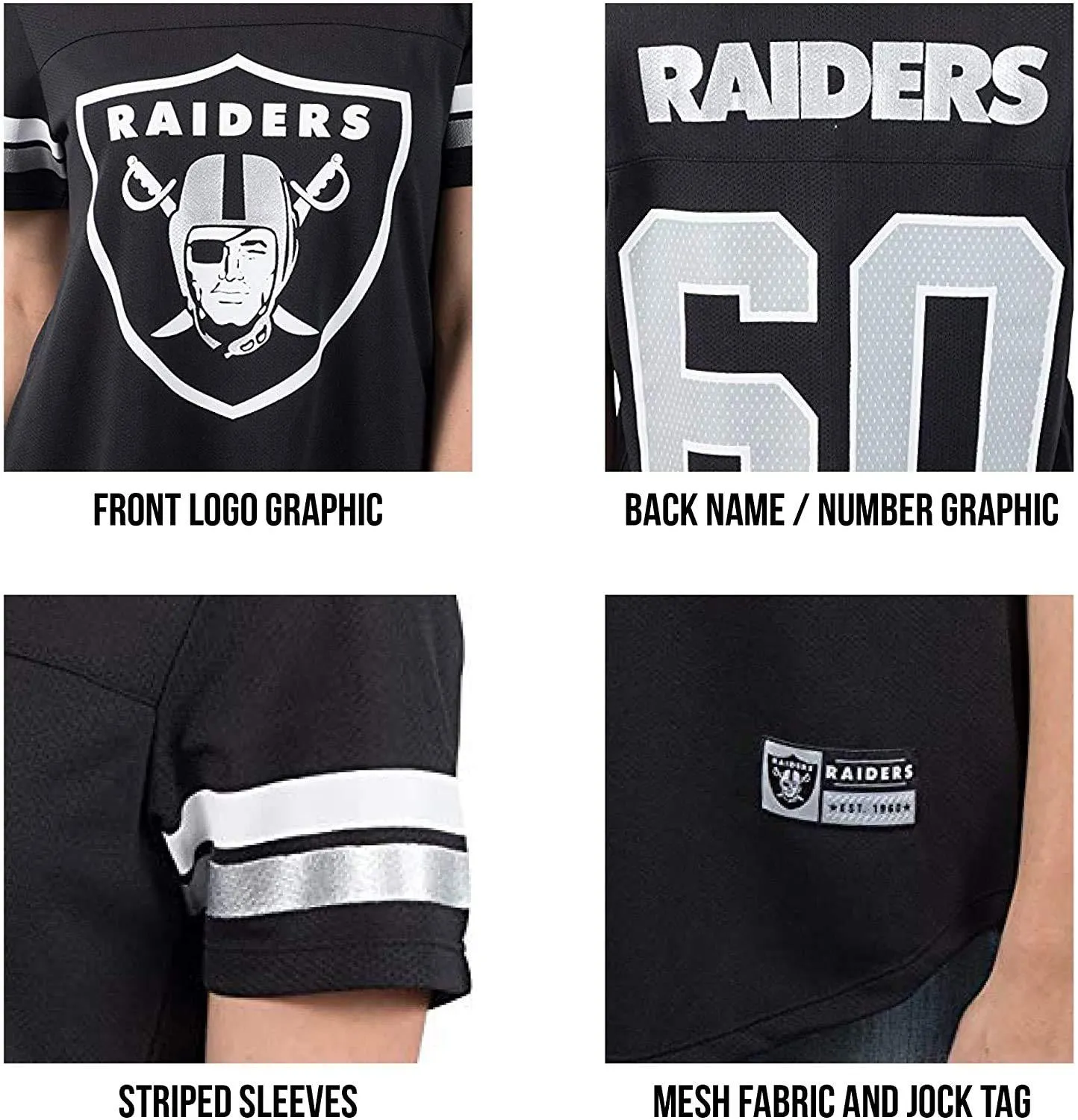 NFL Official Women's Super Soft Mesh Jersey T-Shirt|Houston Texans