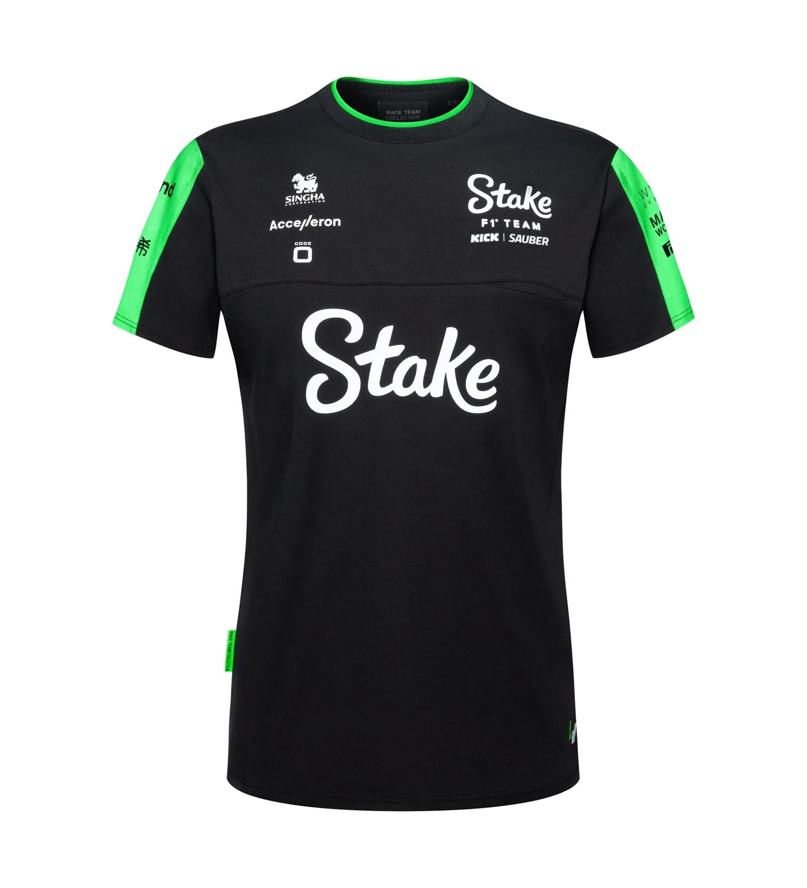 Stake F1 Kick Sauber 2024 Women's Team T-Shirt - Black