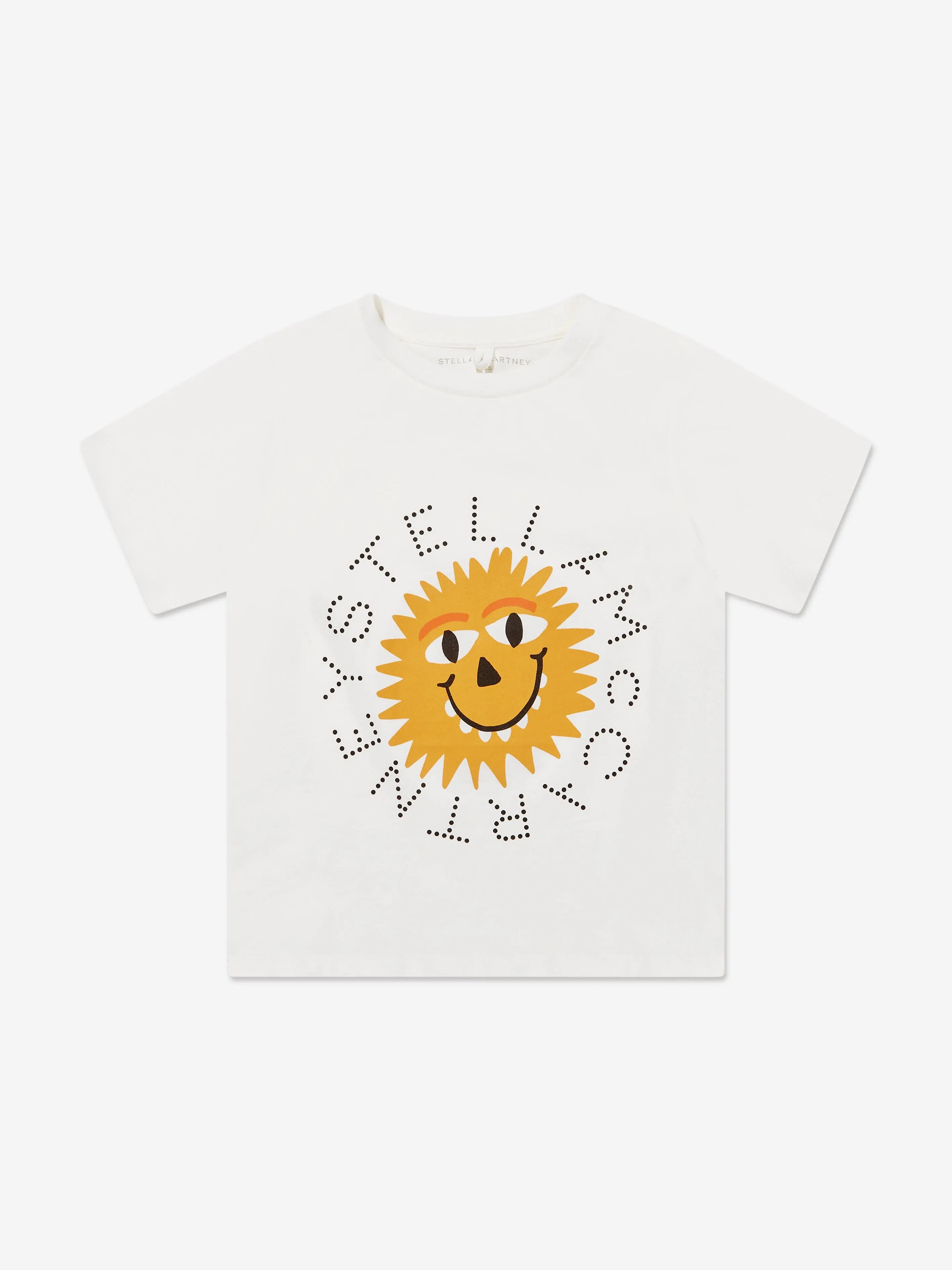 Stella McCartney Kids Logo T-Shirt in Ivory