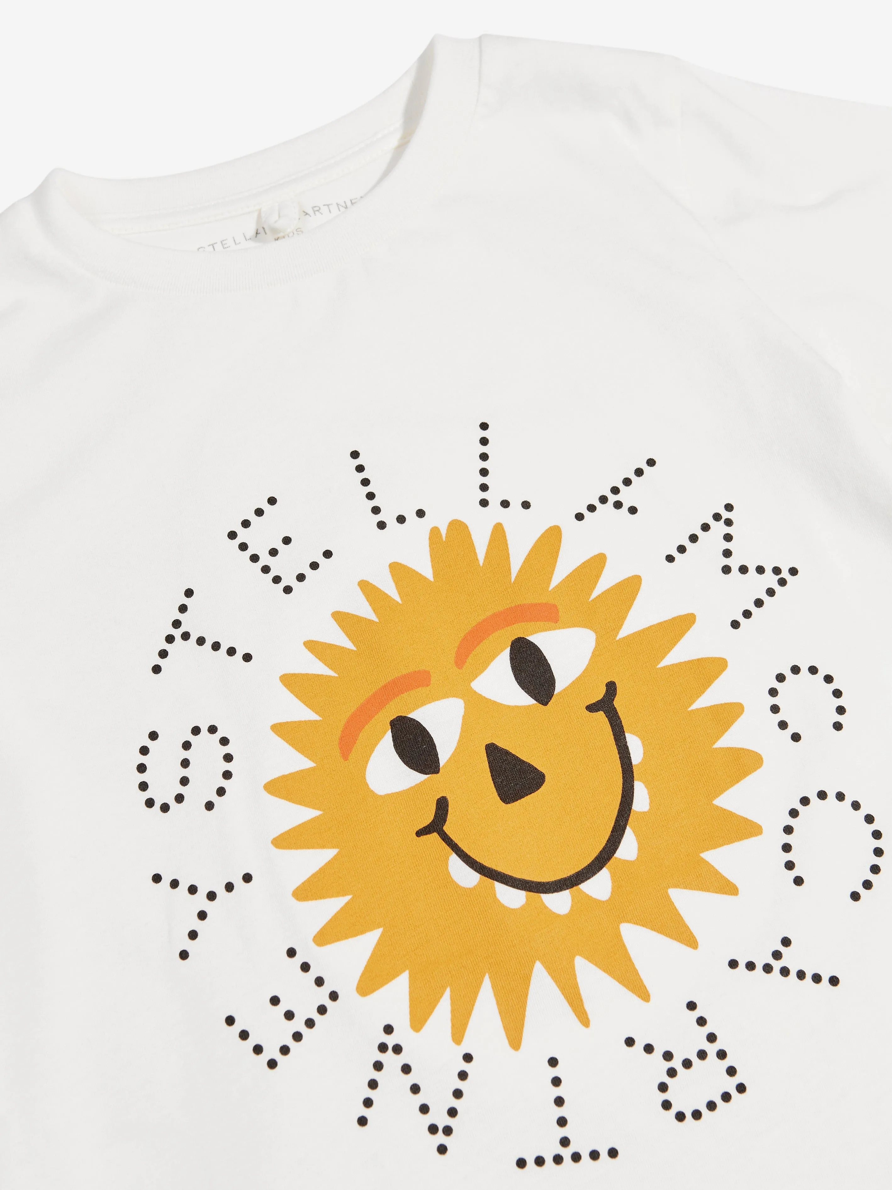 Stella McCartney Kids Logo T-Shirt in Ivory