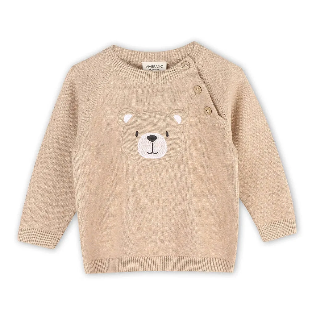 Teddy Bear Raglan Sweater