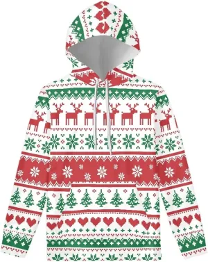 Uasibuni Cute Hoodie for Women Warm Fall Winter Fleece Jacket Casual Thick Hooded Sweatshirts Women Gift
